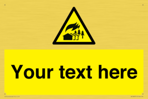 Custom Warning: Large scale fire zone